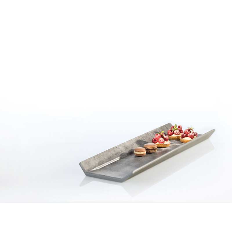 Plateau "Beton" - GN1/1 530x325x35mm - Van Erkel Winkelmaterialen