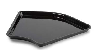 Plexi hoekschaal - 280x135x20mm - Zwart - Van Erkel Winkelmaterialen