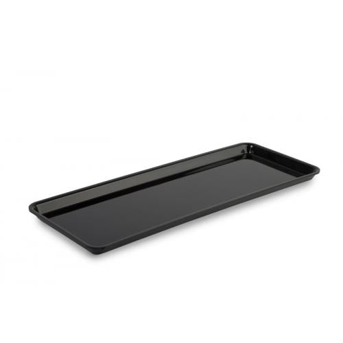 Plexi schaal - 530x200x17mm (GN2/5) - Zwart - Van Erkel Winkelmaterialen