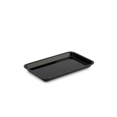 Plexi schaal - 265x162x17mm (GN1/4) - Zwart - Van Erkel Winkelmaterialen