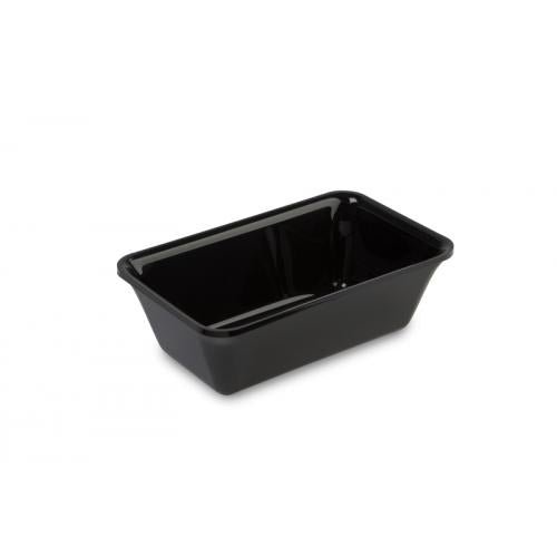 Plexi schaal - 265x162x80mm (GN1/4) - Zwart - Van Erkel Winkelmaterialen