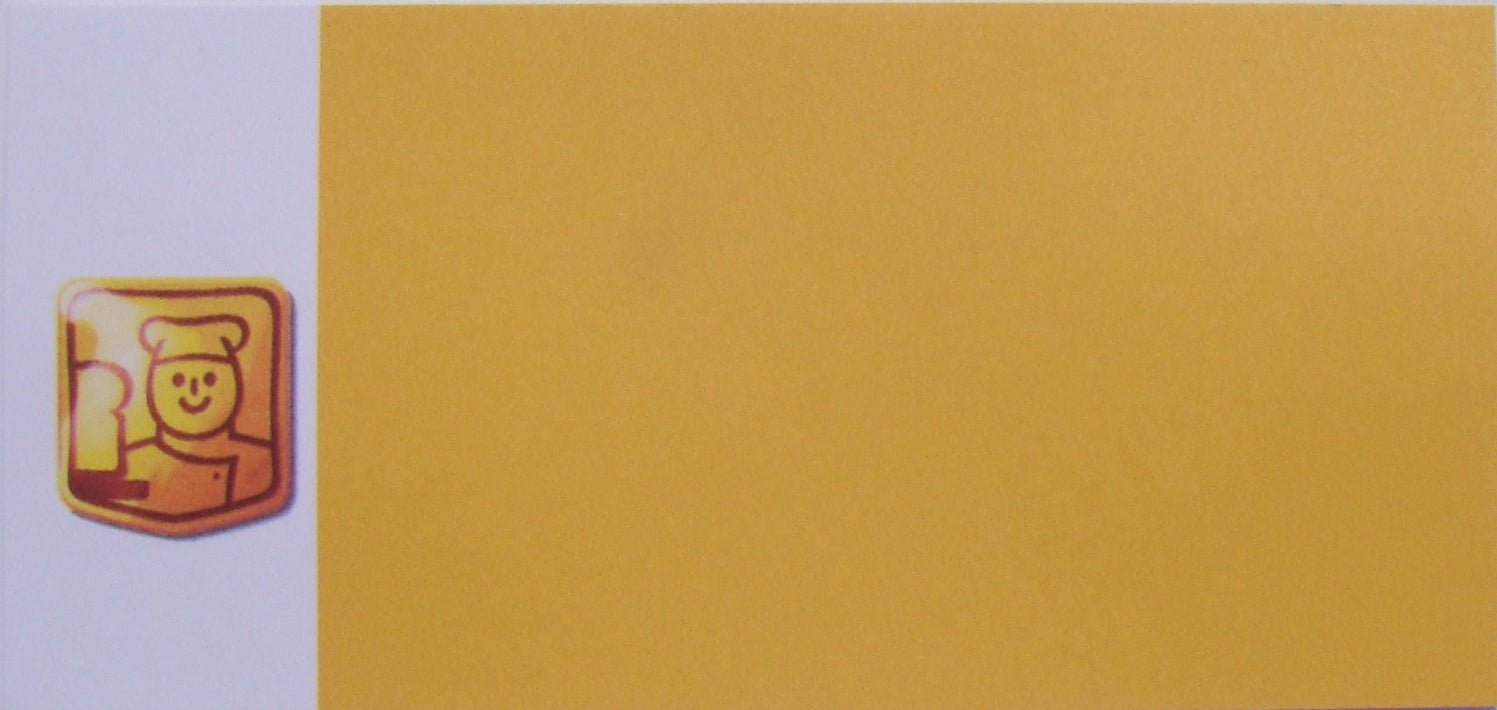 *Prijskaarten Echte Bakker - 105x50mm - Geel - Van Erkel Winkelmaterialen