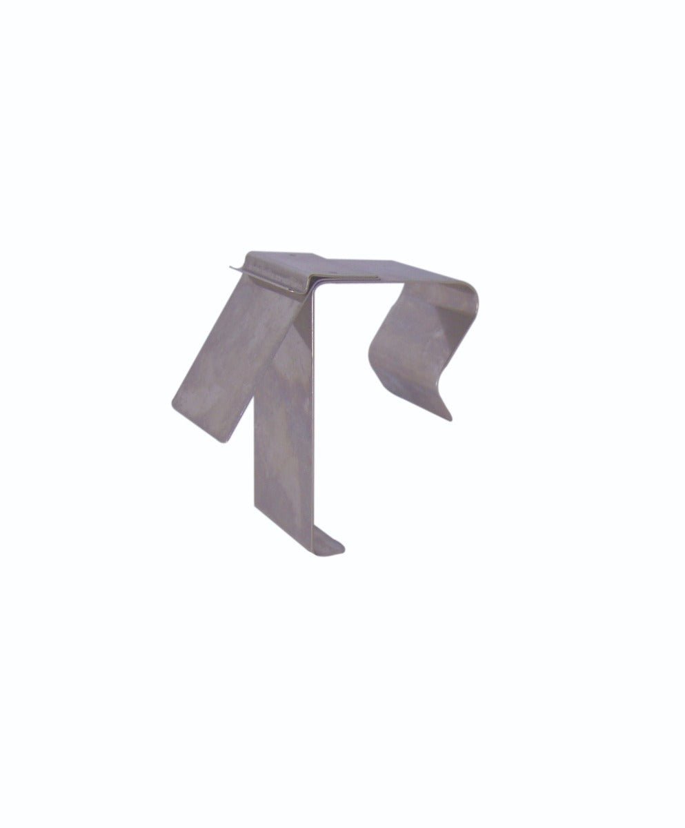 RVS klem mand/buis (schuin hangend) - 32mm - Zilver - Van Erkel Winkelmaterialen