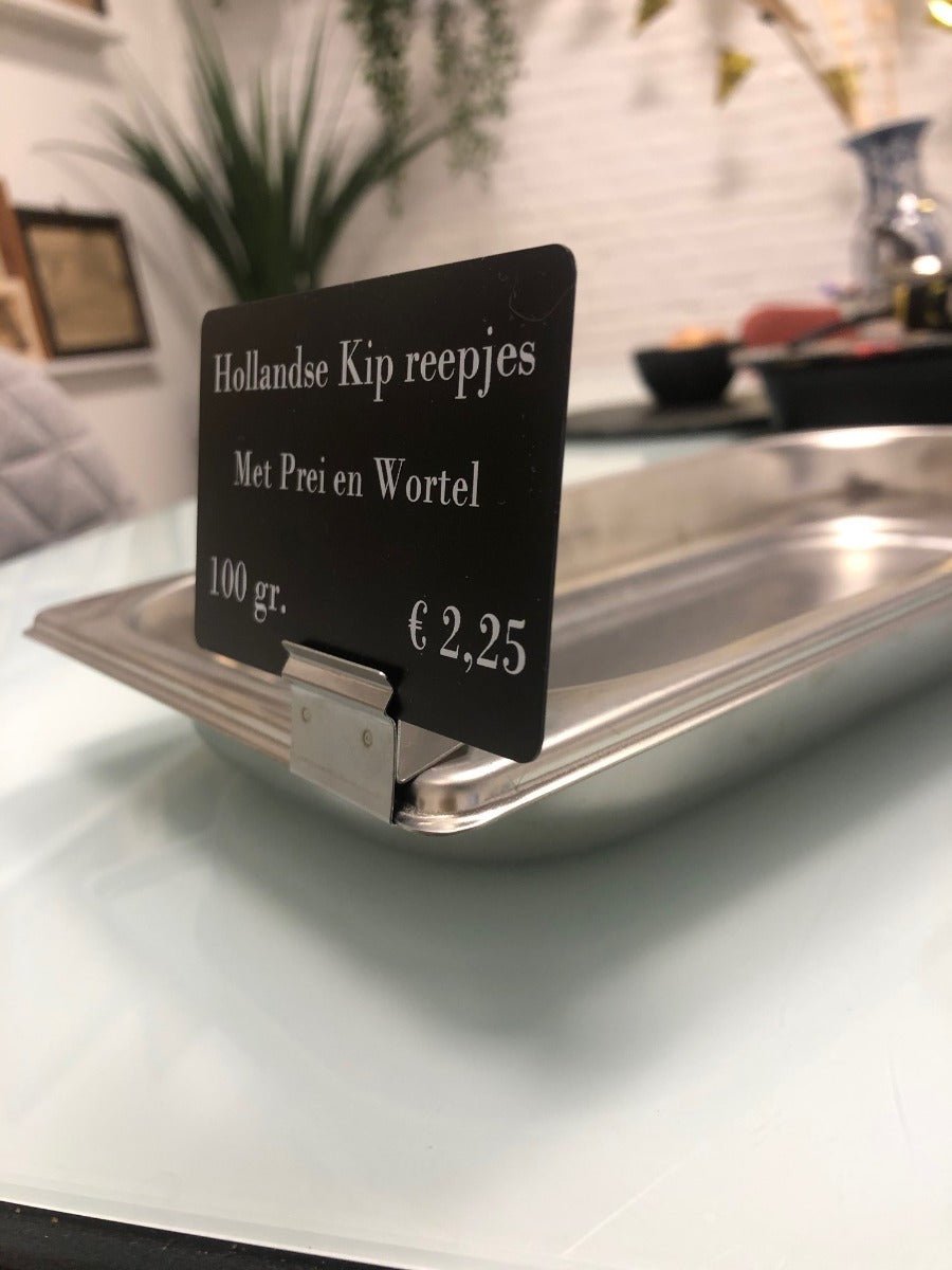 RVS klem (RVS GN bak) - Van Erkel Winkelmaterialen