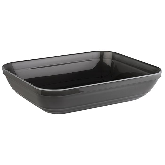Schaal 'Emma' - 325x265x75mm (GN1/2) - Grijs - Van Erkel Winkelmaterialen