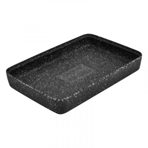 Schaal Kata - 260x173x38mm - Zwart granietlook - Van Erkel Winkelmaterialen