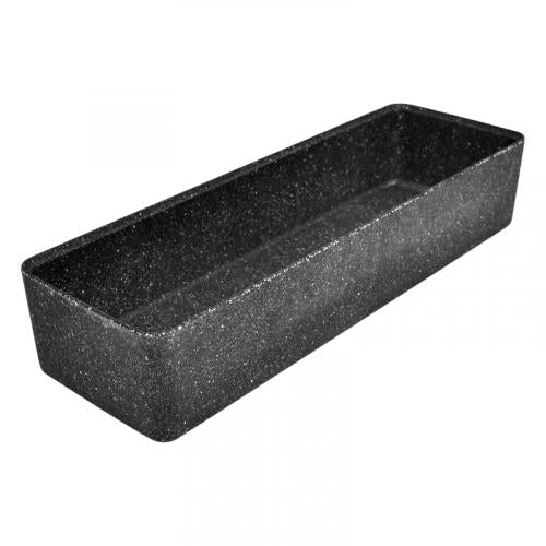 Schaal Kata - 520x173x100mm - Zwart granietlook - Van Erkel Winkelmaterialen