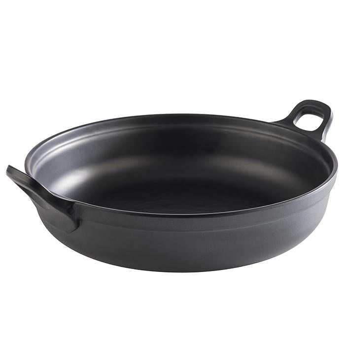 Schaal met grepen - Ø280mm - Zwart - Van Erkel Winkelmaterialen