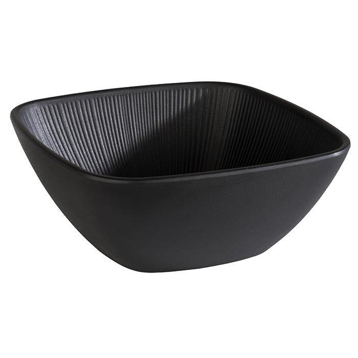 Schaal Nero - 195x195x80mm - Zwart - Van Erkel Winkelmaterialen