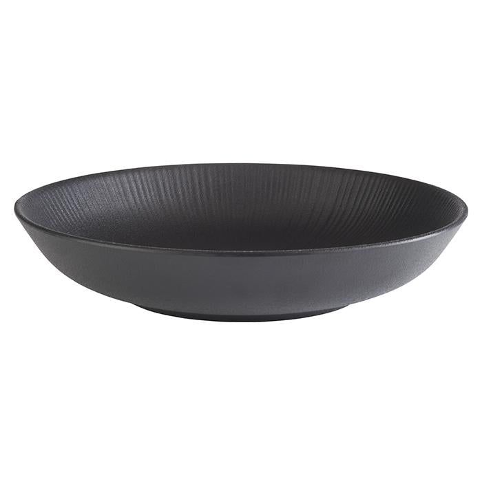Schaal Nero laag - Ø225mm - Zwart - Van Erkel Winkelmaterialen