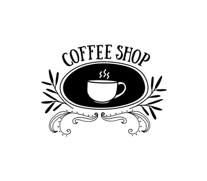 Sjabloon/stencils "Koffie" - 420x594mm (A2) - Van Erkel Winkelmaterialen