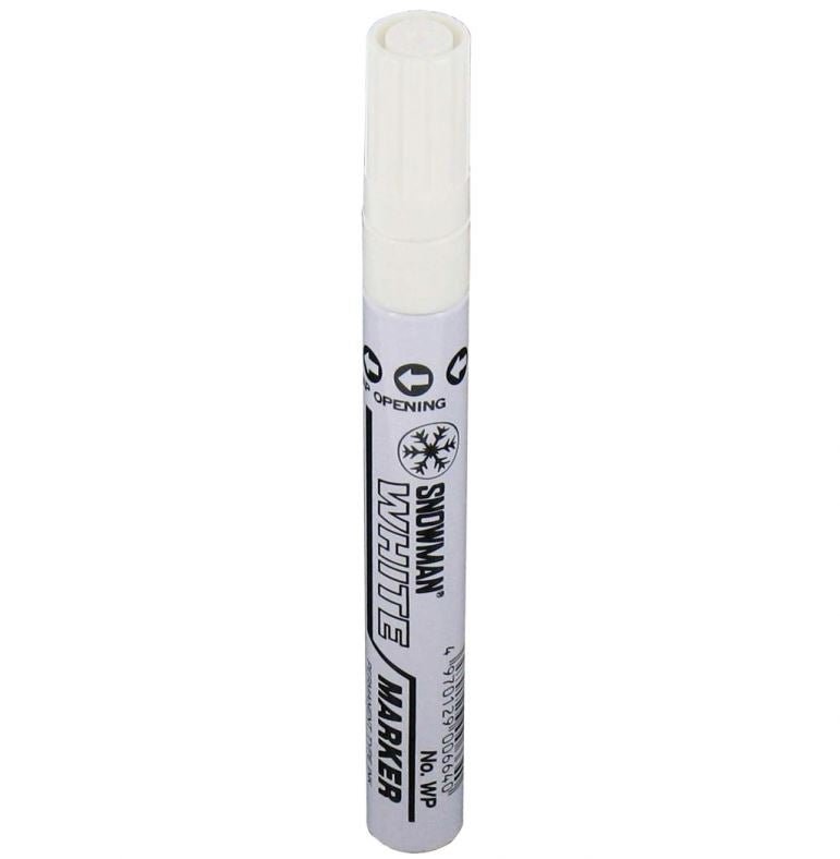Snowman marker wit - 1.5-3mm - Wit - Van Erkel Winkelmaterialen