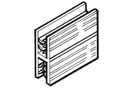 Supergrip vierkant - 25x20mm - 20 stuks - Van Erkel Winkelmaterialen