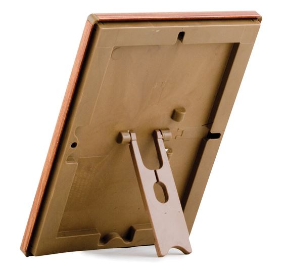 Tafelmodel kliklijst houtlook - 148x210mm (A5) - Bruin - Van Erkel Winkelmaterialen