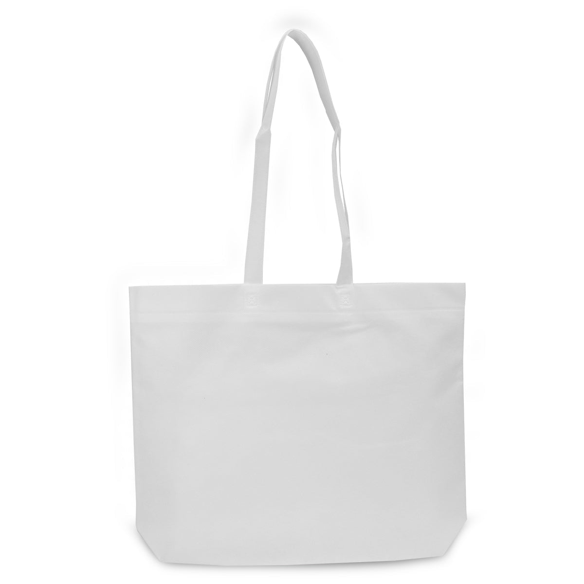 Tas Non-woven wit - 500x400mm - Van Erkel Winkelmaterialen