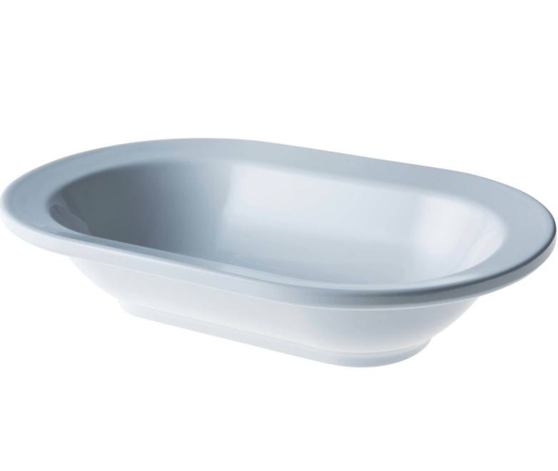 *Truyts schaal ovaal - 315x180x60mm - Wit - Van Erkel Winkelmaterialen