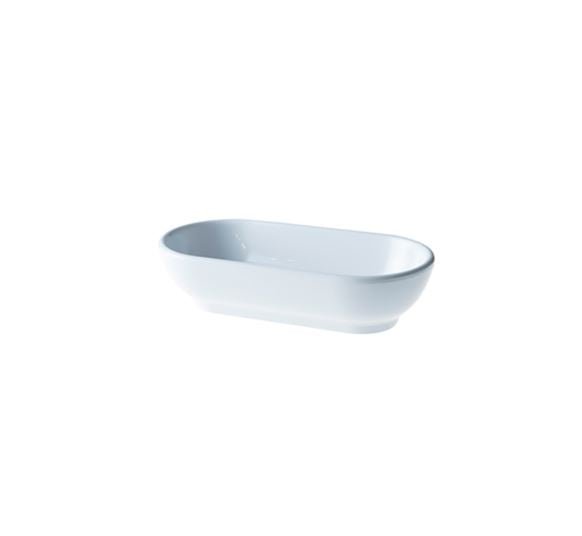Truyts schaal ovaal - 203x100x50mm - Wit - Van Erkel Winkelmaterialen