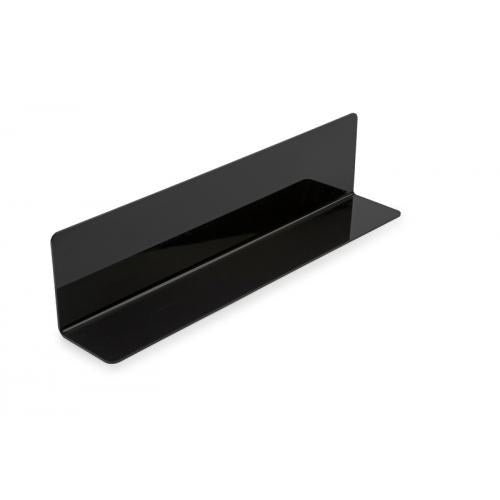 Tussenschot L-profiel - 500x80x120mm - Zwart - Van Erkel Winkelmaterialen