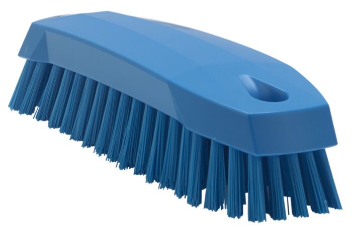 Vikan werkborstel medium - 165x50x45mm - Blauw - Van Erkel Winkelmaterialen