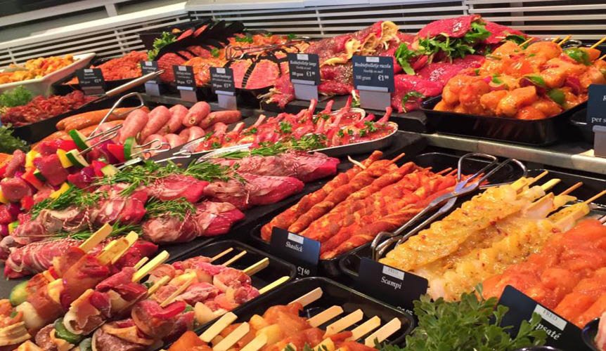 Toonbank in barbecue tijd - Van Erkel Winkelmaterialen