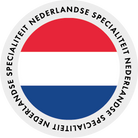 Ronde landen sticker Ø28mm "Nederland"