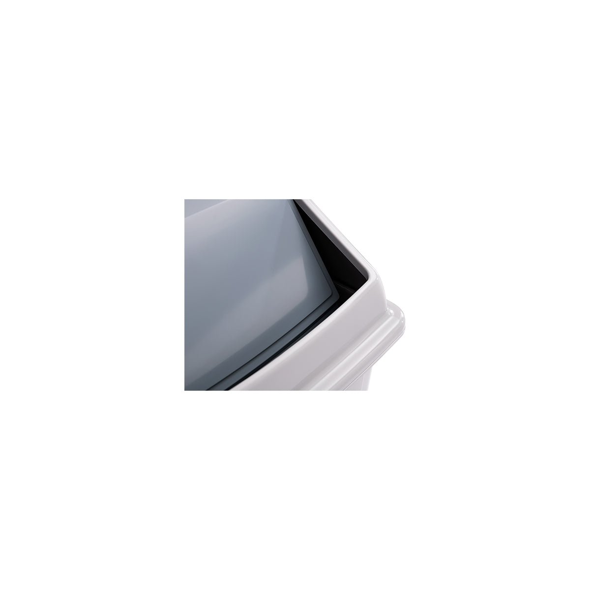 Afvalbak (40L) - 635x435x300mm - Grijs - Van Erkel Winkelmaterialen