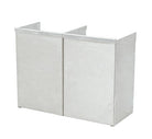 Bakjeshouder RVS - 180x245x10mm - Zilver - Van Erkel Winkelmaterialen