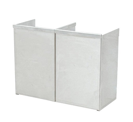Bakjeshouder RVS - 180x245x10mm - Zilver - Van Erkel Winkelmaterialen