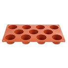 Bakvorm 11 mini muffins - Ø50x28mm - Rood - Van Erkel Winkelmaterialen