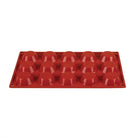 Bakvorm 15 taartjes - Ø50x15mm - Rood - Van Erkel Winkelmaterialen
