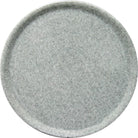 Bord aardewerk "Graniet" - Ø310mm - Grijs - Van Erkel Winkelmaterialen