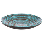 Bord 'Cancun' - Ø255mm - Blauw - Van Erkel Winkelmaterialen