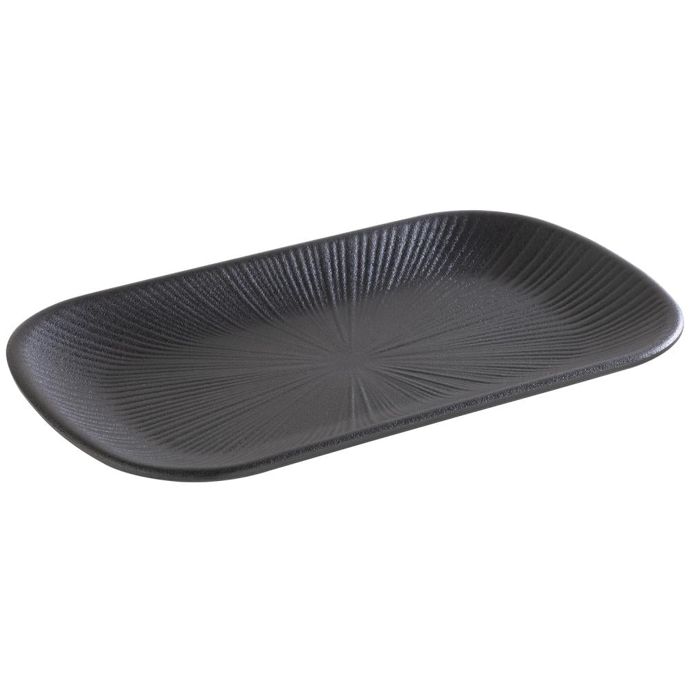 Bord 'Nero' - 265x162x25mm (GN1/4) - Zwart - Van Erkel Winkelmaterialen