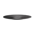 Bord 'Nero' - Ø500x35mm - Zwart - Van Erkel Winkelmaterialen