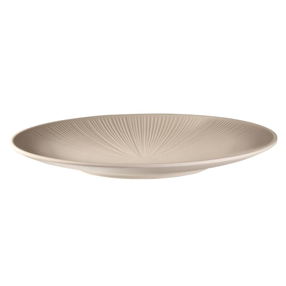 Bord Nero - Ø330mm - Beige - Van Erkel Winkelmaterialen