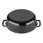 Braadpan ovaal (6L) - 125x230x305mm - Zwart - Van Erkel Winkelmaterialen