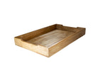 BUFFETKRAT mangohout (laag) - 560x350x65mm - Van Erkel Winkelmaterialen