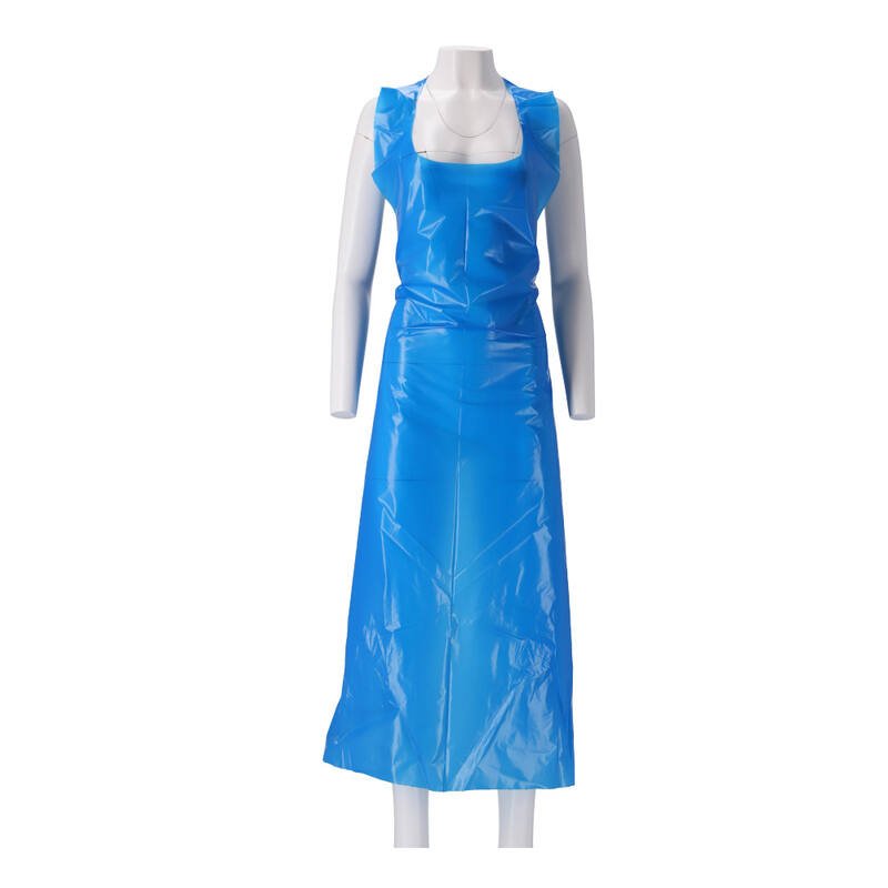 CMT Schort Geruwd PE 25mu (1000st) - 125x80mm - Blauw - Van Erkel Winkelmaterialen
