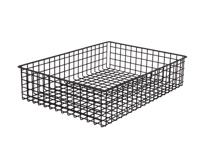 Draadmand - 300x400x90mm - Zwart - Van Erkel Winkelmaterialen