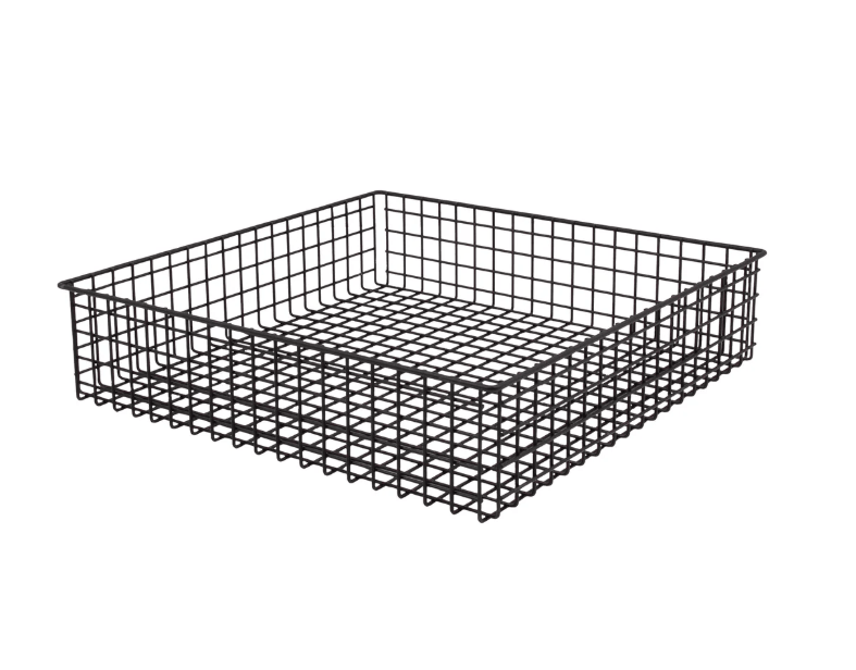 Draadmand - 400x400x90mm - Zwart - Van Erkel Winkelmaterialen