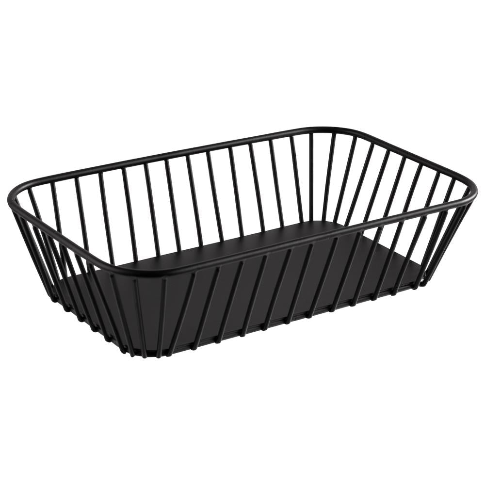 Draadmand GN 'Urban' - 265x162x75mm (GN1/4) - Zwart - Van Erkel Winkelmaterialen