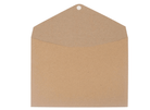 Enveloppen kraft bruin - 220x160mm + klep - Bruin - Van Erkel Winkelmaterialen