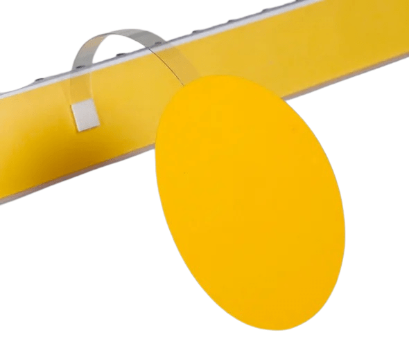 Flexibele schaphouder (100st) - 150mm - Transparant - Van Erkel Winkelmaterialen