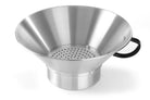 Frituurvergiet aluminium - Ø400x170mm - Zilver - Van Erkel Winkelmaterialen