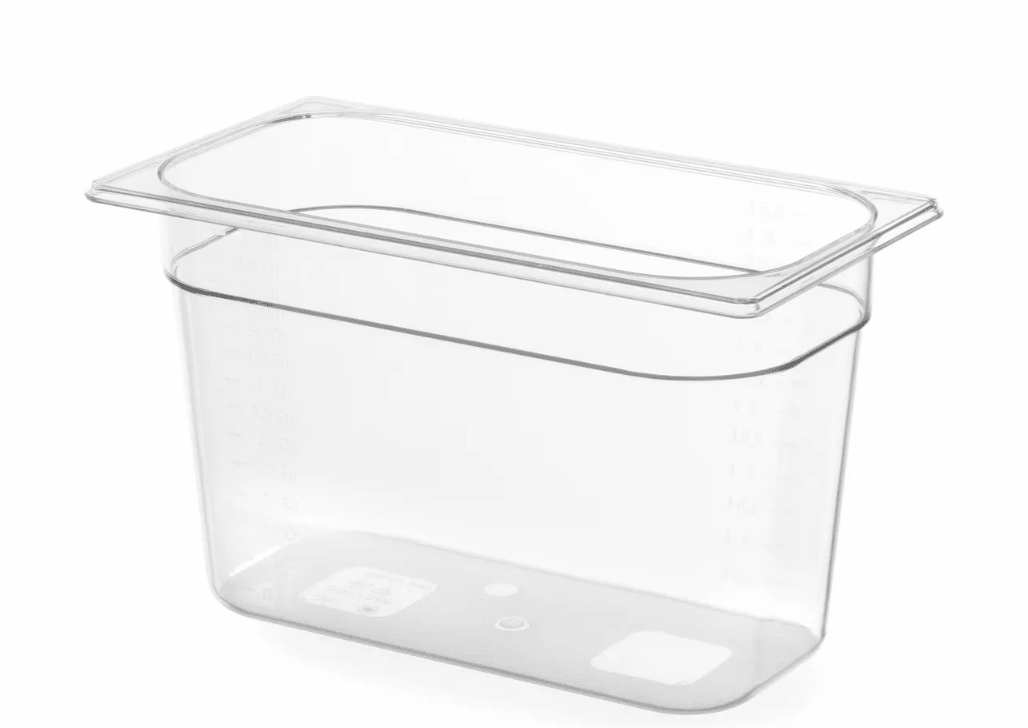 Gastronorm bak Polycarbonaat - GN1/3 325x176mm - 65mm - Van Erkel Winkelmaterialen