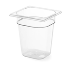 Gastronorm bak Polycarbonaat - GN1/6 176x162mm - 65mm - Van Erkel Winkelmaterialen