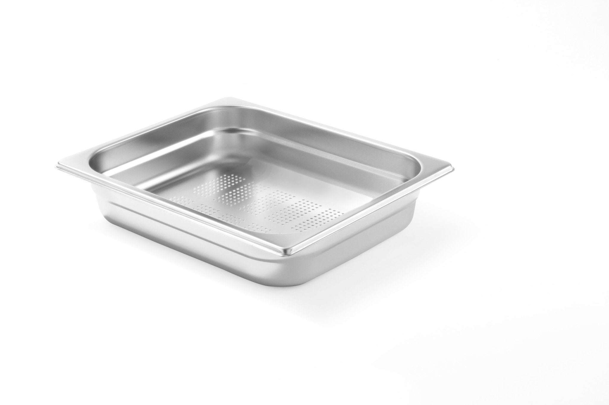 Gastronorm bak RVS (geperforeerde bodem) - GN1/2 325x265mm - 65mm - Van Erkel Winkelmaterialen