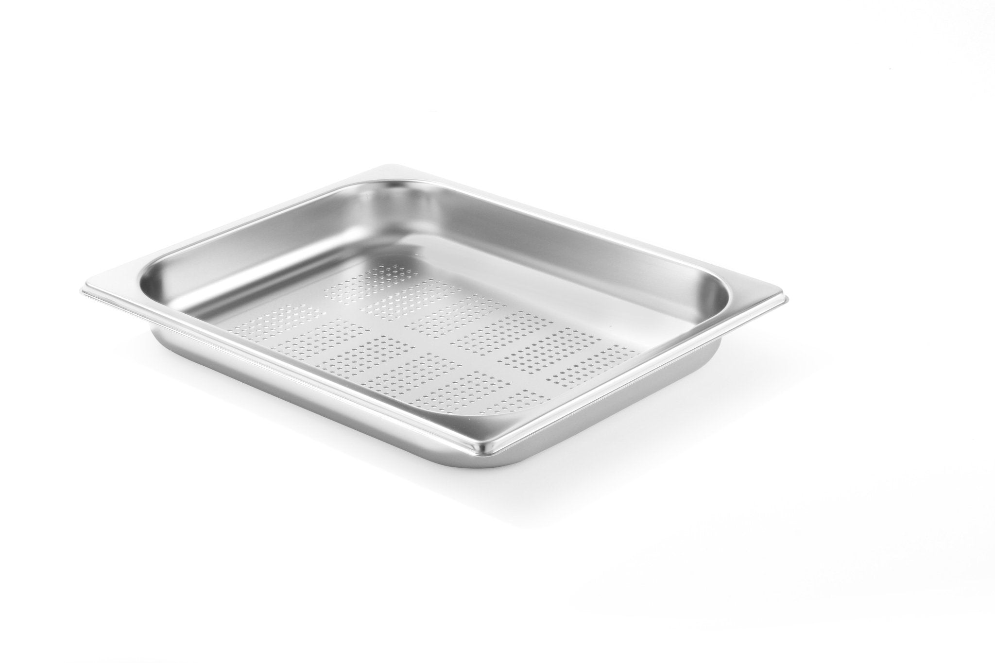 Gastronorm bak RVS (geperforeerde bodem) - GN1/2 325x265mm - 40mm - Van Erkel Winkelmaterialen