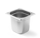 Gastronorm bak RVS 'Kitchen Line' - GN1/6 176x162mm - 65mm - Van Erkel Winkelmaterialen
