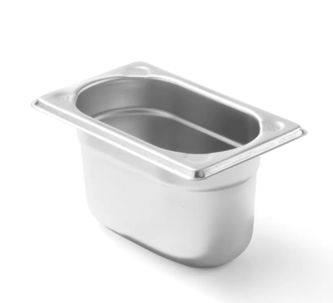 Gastronorm bak RVS 'Kitchen Line' - GN1/9 176x108 - 65mm - Van Erkel Winkelmaterialen